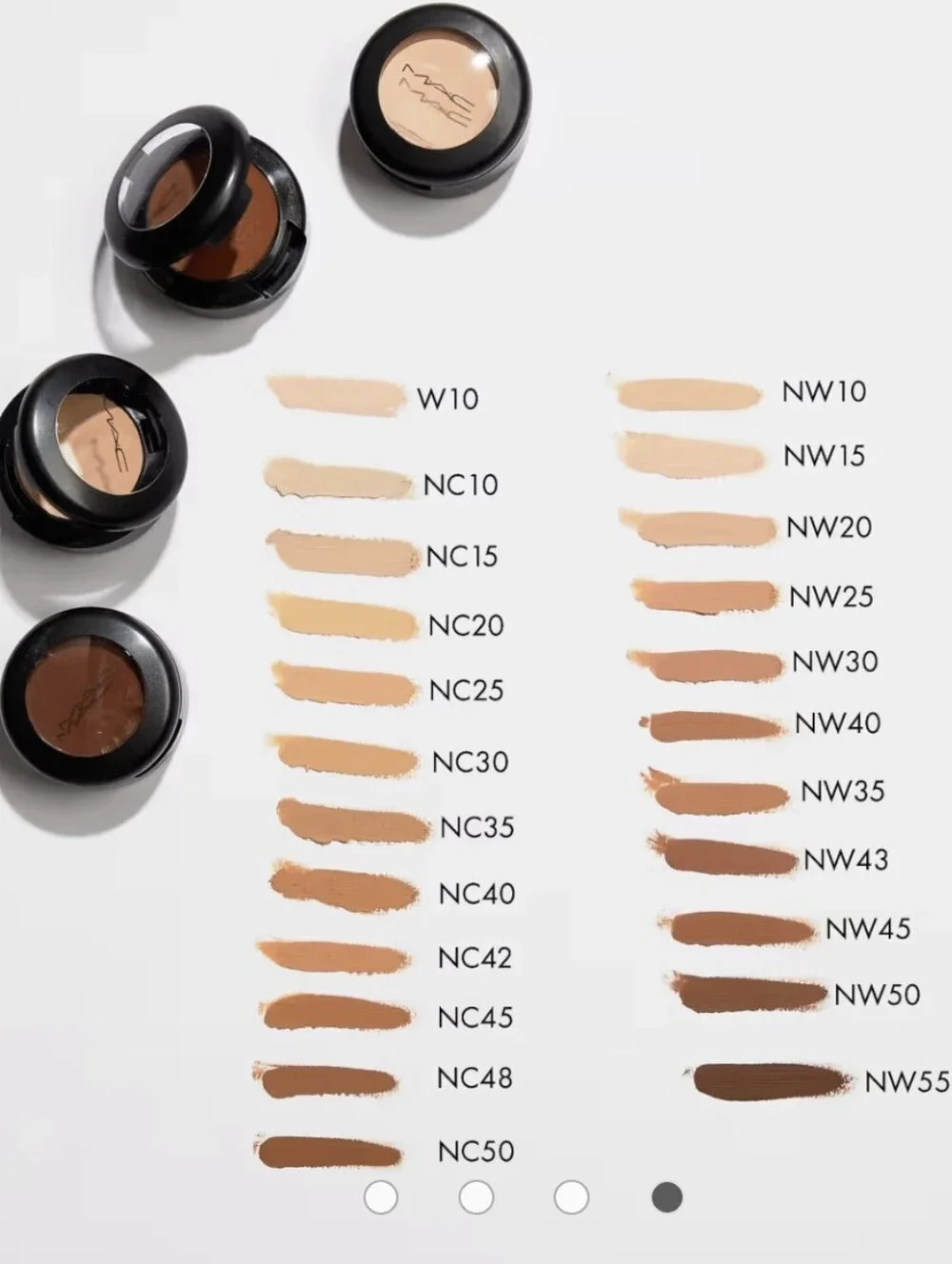 NC25 MAC RARE HTF Studio Finish Concealer Pot SPF 35 NWT
